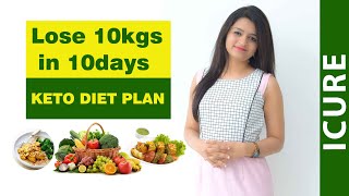 Fastest weight loss diet- how to lose fast 2019 | 10kgs in 10days with
keto diet plan