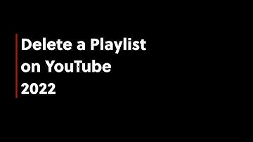 How to delete an empty / ANNOYING playlist on YouTube 2022