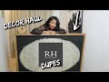 Restoration Hardware Decor Dupes| Home goods Haul, Pottery Barn,Crate and Barrel, Ikea