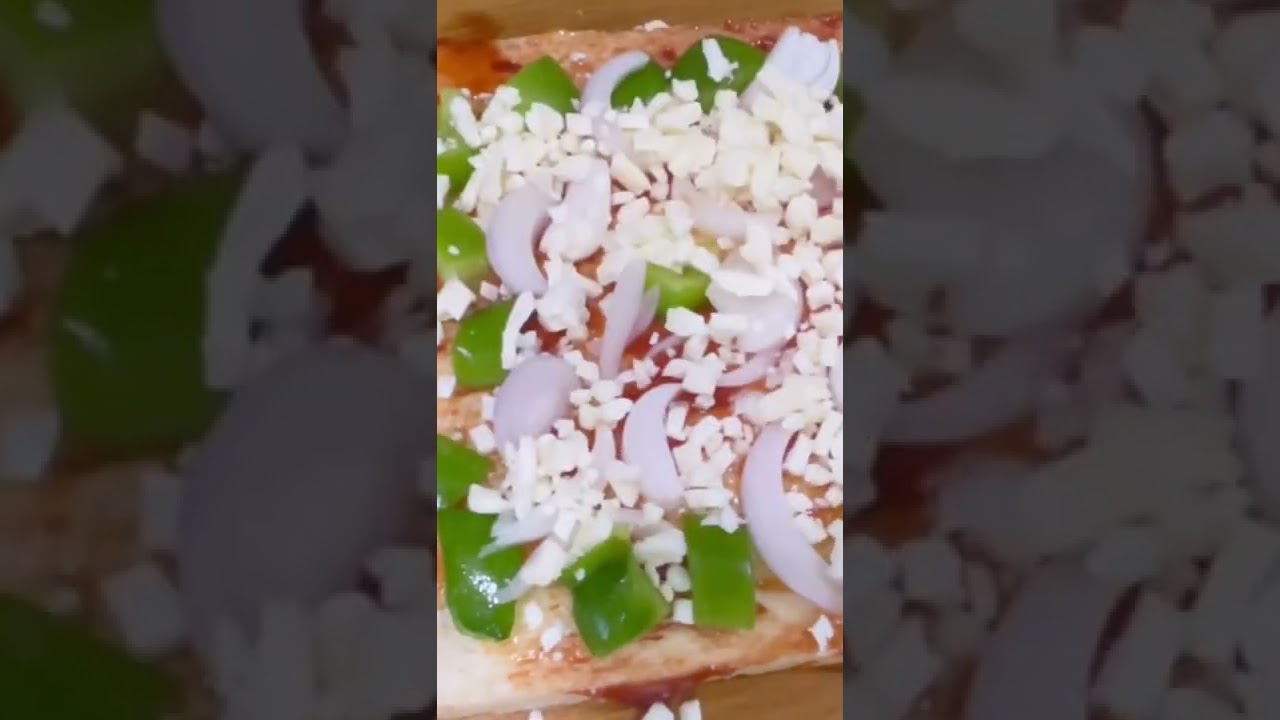 बच्चों के लिए नई रेसिपी  recipe half fry garlic bread pizza