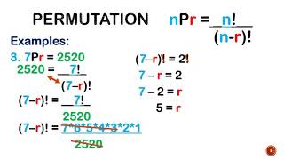 Famous Permutation - Solving for n or r Profile