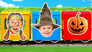 Fun Train Ride with Diana and Roma   More Best Videos Collection