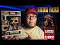 Funko Pop! Marvel Tony Stark 1354 - Édition C2E2 ComicCon 2024 - Neuf Scellé
