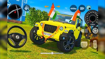 Modified Mahindra Thar Car Games: Indian Cars (Gadi Wala Game) - Car Game Android Gameplay 2025
