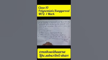 on dividing a polynomial p(x) by a non zero q(x).let g(x) be the quotient and r(x) be the remainder