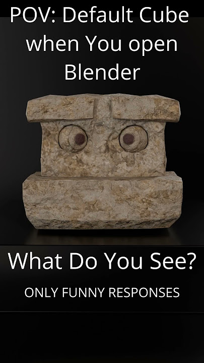 POV: Default Cube And 3D Modelers_Blender