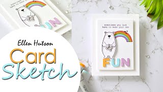 How to: Easy Card Making Process With a Sketch!