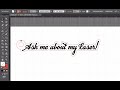 How to use text on a Glowforge: Unite and Offset Path in Illustrator