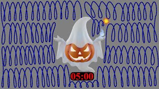 5 Minute Halloween Pumpkin Countdown Timer 🎃👻
