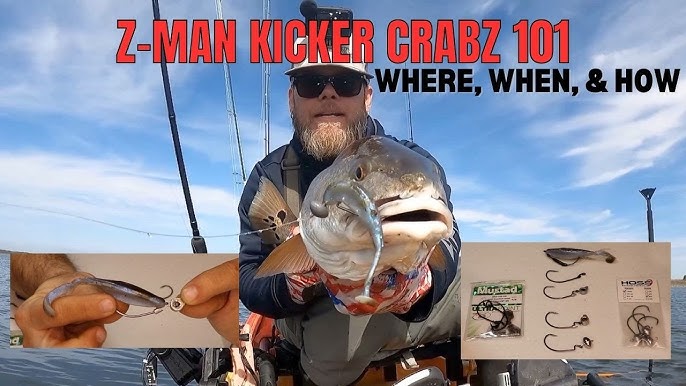 Z-Man Kicker CrabZ Review [NEW Artificial Crab Lure In The Shop