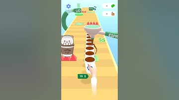 Coffee ☕️ Stack Funny Gameplay #shorts #gameplaywalkthrough