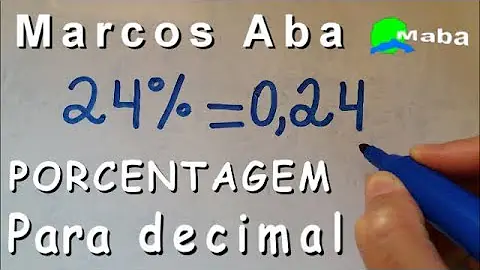 Como se escreve 25% na forma decimal?