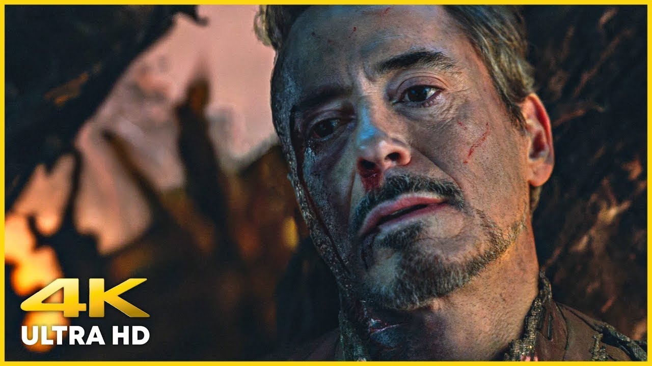 Tony Stark Death Avengers Endgame (Open Matte) [4K UHD] YouTube