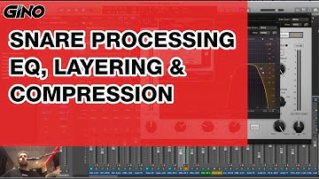 Snare processing in logic EQ, Compression, Layering