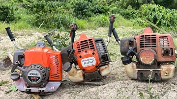 So sánh sức mạnh và độ hao xăng máy cắt cỏ nòng 48li ,63cc .giá 1,3triệu