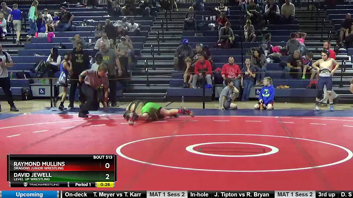 12U 108 David Jewell Level Up Wrestling Vs Raymond...