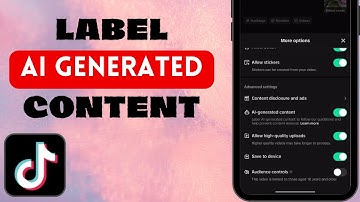 How to Label Al-Generated Content on TikTak