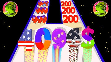 Digit Shooter! Number Run 3D 2048 game videos part 1