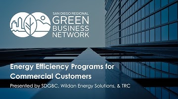 Energy Efficiency Programs for Commercial Customers