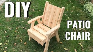 How to Build an Outdoor Chair  Start to Finish