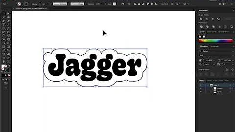 Adobe Illustrator: Making a Name with an Offset Path