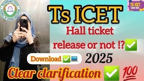 Ts Icet 2025 hall releases or not📌🤗|Ts icet exam hall ticket how to download|Ts Icet exam 2025|🚨✅️🔍