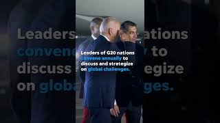 President Biden arrives in India for annual G20 economic summit #Shorts