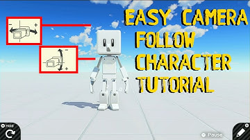 How to make a camera follow character in game builder garage tutorial