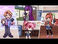 FNF Wilted - But Every Turn A Different Character Sings It! | Doki Doki Takeover Plus