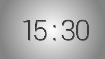 15 Minutes 30 seconds countdown Timer - Beep at the end | Simple Timer (fifteen min thirty sec)