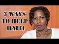 Help, don't Hurt Haiti