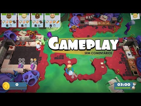 Coletando estrelas em Overcooked 2 | Fases aleatórias - Coop Pai & Filho - Parte 1