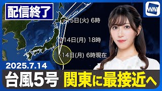 ウェザーニュースの配信のサムネイル画像