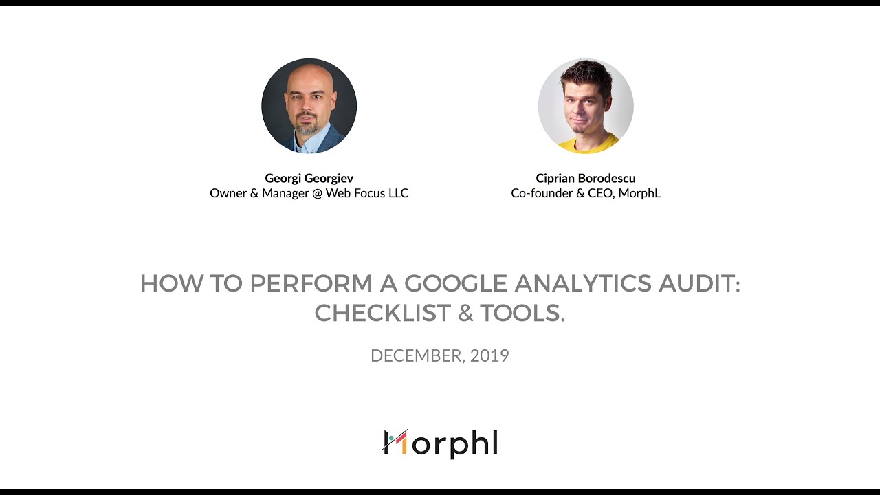 How to perform a Google Analytics Audit