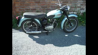 Triumph Tiger Cub from 1958 first outing in 2024, a short spin around local roads \u0026 lanes.