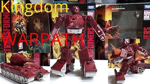 Transformers War for Cybertron trilogy | Kingdom : WARPATH  transformation