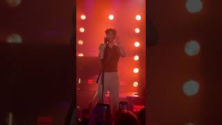 Shawn Mendes performing "Teach Me How To Love" live at his secret NYC show