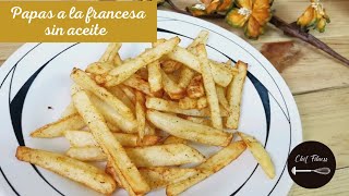 Preparación de papas a la francesa en freidora Coriat 