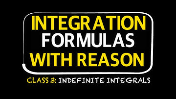 LEARN INTEGRATION FORMULAS
