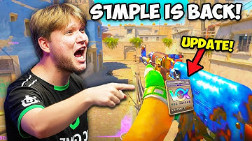 S1MPLE IS FINALLY BACK ON LAN! HUGE NEW UPDATE! CS2 Twitch Clips