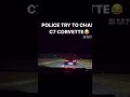 C7 Corvette Hits The Dash On Police Officer And Uses Blackout Method #shorts