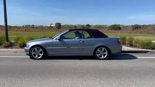 2006 BMW 325ci Convertible Top Operation and Driving 02212023