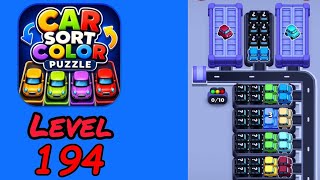 Car Sort Color Puzzle Level 194 Walkthrough screenshot 1