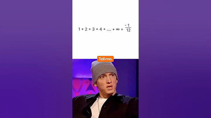 Ramanujan's infinite sum explained by Donald Trump & Eminem!