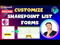 Customize sharepoint list forms with power apps  beginners tutorial