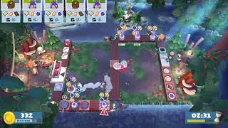 Overcooked 2 Campfire Cook Off lvl 1-4, 2 players co-op, 4 starts, 1779, PL