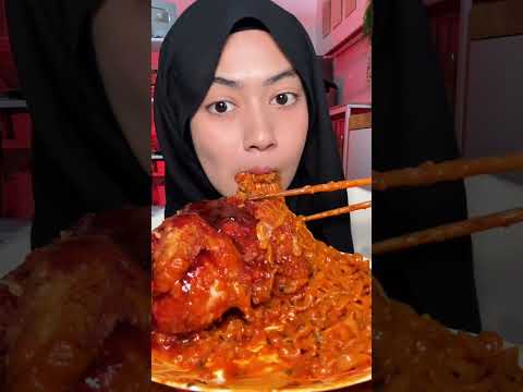 samyang stew + ricis 1 ekor #mukbang #samyang #asmr #samyangstew #firechicken #richeese
