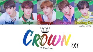 TXT - CROWN (어느날 머리에서 뿔이 자랐다) (Color Coded Lyrics Pl/Rom/Han/가사)
