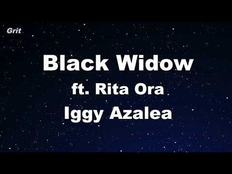 Black Widow ft. Rita Ora - Iggy Azalea Karaoke 【No Guide Melody】 Instrumental