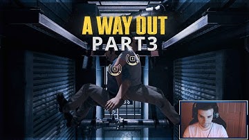 A WAY OUT Walkthrough PART3 The ESCAPE Commentary + WEBCAM!